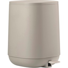 Vionna Zone Denmark Time Banyo Için Çöp Kutusu, Küçük Kozmetik Kovası, Kapaklı Çöp Kutusu, Çap 20,8 Cm, Yükseklik 27,5 Cm, Kapasite 3 Litre, Beton