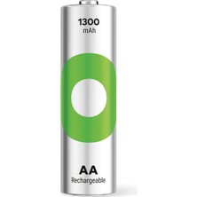 Vionna Gp Batteries Recyko 1300 Aa Kalem Ni-Mh Şarjlı Pil, 1.2 Volt, 4'lü Kart