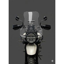 Saw-Tech Royal Enfield Himalayan 450 Tur Cami 60CM Yükseklik + Gps Tutucu Var Şeffaf
