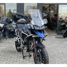 Saw-Tech 2022 2026 Triumph Tiger 1200 Gt Explorer Uyumlu Siperlik Tur Camı Şeffaf Veya Füme 55CM