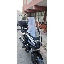 Saw-Tech Honda NC750X 2025 2026 Arası Tur Camı Yukseklik 60CM Füme - Şeffaf Veya Siyah