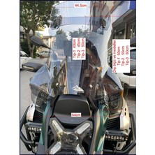 Saw-Tech Bmw R13000 Gs Adventure Uyumlu Tur Camı Şeffaf Tip-1 50CM Uzun