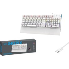 Trio TRG8219X Oyuncu Klavyesi Mekanik Blue Switch Rgb