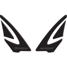 Vionna Honda Pcx 2025 Siyah Artçı Basamak Pad Redline Grafik