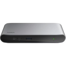 Vionna Belkin Connect Thunderbolt 4 Yerleştirme Istasyonu, 5'i 1 Arada Usb-C Çoklu Bağlantı Noktalı Çekirdek Hub, Mac, Windows, Tek 8k Veya Çift 4K Ekran, Thunderbolt 4 Kablosu ve Güç Kaynağı Dahil