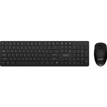 Vionna Msı Gg Forge K200 W Combo Tr 2.4ghz Wıreless, 600MAH Lithium Battery. Mouse; Pixart Optical Sensor, 1600 Dpı