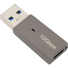 Vionna Coverzone USB 3.1 To Type-C Adaptör 10GBPS (10 Gigabit) Pc ve Bilgisayarlarınızdan Type-C Çıkış Almak Için Çevirici Usb'den Type-C Dönüştürücü Tak ve Çalıştır ADS613