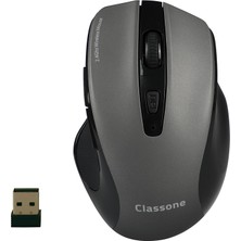 Vionna Classone WL600 Serisi Kablosuz Mouse, Siyah/gri