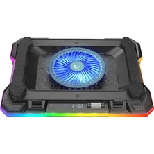 Vionna Rampage Cyclone S49 Rgb Fanlı 14"-19'' LED Ekranlı Notebook Soğutucu