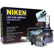H7 LED Xenon Far Aydınlatma Seti Şimşek Etkili 8000LM