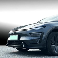 Model Y Juniper (2025+) Uyumlu Ön Tampon Sis Farı Kaşı Kaplama Seti (4 Parça) (Mat Siyah)