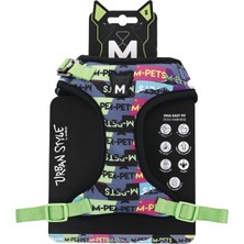 Vionna M-Pets Urban Style Dna Easy Fit Köpek Göğüs Tasması (S)