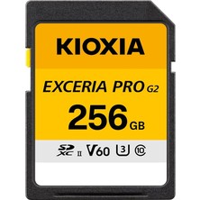 Excerıa Pro G2 256GB Sdxc Hafıza Kartı – Uhs-Iı U3 V60 C10, 300MB/S Okuma, 250MB/S Yazma, 8k / 4K