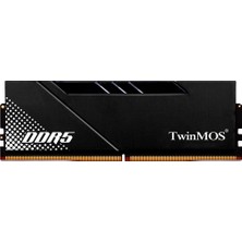 Vionna Twinmos Ddr5 16GB (1X16GB) 5600MHZ CL36 Desktop Ram Black Soğutuculu (TMD516GB5600U36B)
