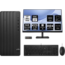Vionna Hp Pro Tower 290 G9 I5 13500 64GB 4tb SSD W11P Masaüstü Bilgisayar + 27" Monitör
