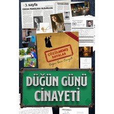 Davalar Dedektiflik Suç Çözümleme Oyunu Düğün Günü Cinayeti Dosyası - Gizem Bulmaca Cinayet Çözme Kutu Oyunları - Katil Bulma Dedektif Oyunu - Suçlu Kim, Cinayeti Çözebilir Misin? (Dava-8)