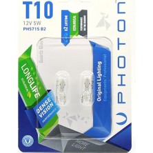 Ampul W5W 12V 2'li Blister Minyatür Pht PH5715 B2