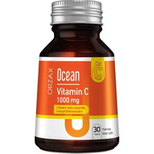 C Vitamini 1000 Mg + Bioflavonoidler Antioksidan Içeren Takviye Edici Gıda (1 x 30 Tablet)