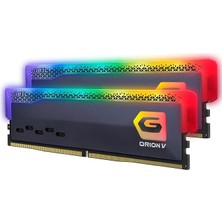 Orıon V Rgb GAVSG532GB6400C42ADC 32GB (2X16GB) Ddr5 6400MHZ CL42, Xmp 3.0, On-Die Ecc & Pmıc, Rgb Aydınlatma, Alüminyum Soğutucu, Gri
