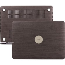 MacBook Pro 13 Inç M1 M2 Kılıf A2338 Uyumlu | Premium Wood Look Vinlex Kaplama Sert Koruyucu Kapak | A1706 A1708 A1989 A2159 A2251 A2289 Ahşap Desenli Laptop Kılıfı