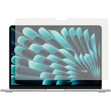 Apple Macbook Air M2, M3, M4, M5 15 Inç Ile Uyumlu Mat Ekran Koruyucu Notebook, Yansıma ve Parlama Önleyici Parmak Izi Bırakmayan Laptop Koruma, 9h Temperli Kırılmaz Esnek Nano Cam
