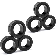 Adet Manyetik Yüzükler Fidget Oyuncaklar, Fidget Stres Oyuncak Paketi, Yetişkin Parmak Fidget Oyuncaklar, Dehb Anksiyete Rölyef Dekompresyon Sihirli Yüzük Fidget Oyuncak, Gençler Çocuklar Hediye 8 9