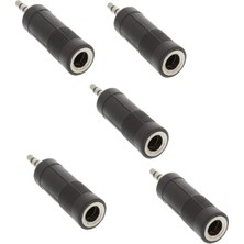 Adet 6.3mm Aux Ses Stereo Siteryo 3.5mm Çevirici Jack Jak Dönüştürücü Adaptör Kalın