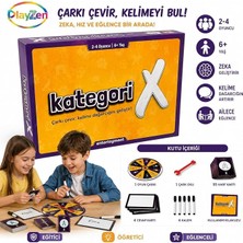 x Kelime Oyunu 2-4 Kişilik 6+ Yaş Zeka Geliştirici Eğitici Aile Oyunu