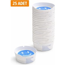 Kullanımlık Dumansız Küllük (25 Adet) - Kokusuz Jel Kül Tablası, Hızlı Duman Emici, Hijyenik ve Taşınabilir Araç, Ev, Ofis Küllüğü