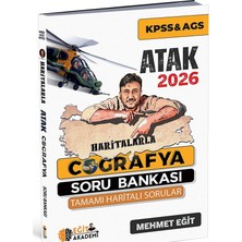 Meb - Ags - Kpss Haritalarla Atak Coğrafya Soru Bankası Mehmet Eğit/eğit Akademi 9786057314932 Eğit Akademi