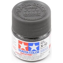 X-10 Gun Metal Parlak Akrilik Boya (10 Ml)