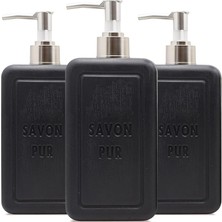 De Royal Savon Pur Luxury Vegan Sıvı Sabun 500 ml 3 Adet (Siyah)
