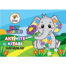Vionna Lino Dot Markers Boyama Kitabı Hayvanlar