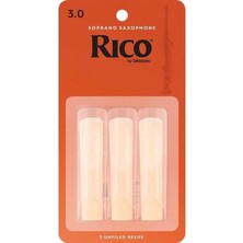 Woodwinds Rico RIA0330 Soprano Saksafon Kamışı (3 Lü) No:3