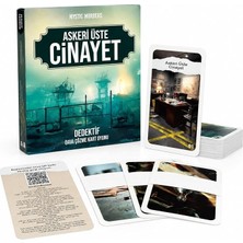 Murders: Askeri Üste Cinayet – Dedektif Dava Çözme Kart Oyunu | Qr Kod Destekli Gizem Oyunu |2-5kişi