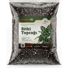Vionna Organik Cocopeat Perlit Pomza Karışımlı Genel Bitki Kullanıma Uygun Bitki Toprağı Toprağı 5 Litre