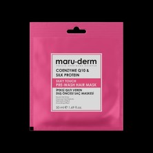 Vionna Maru.derm Duş Öncesi Saç Maskesi, Coenzyme Q10 & Silk Protein, Ipeksi Işıltı Veren, 50 ml