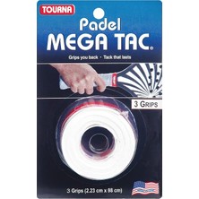 Padel Mega Tac 3'lü Paket Beyaz