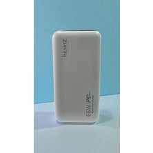 Heartz H005 20000 Mah Power Bank Pd 27W ve USB 66W Fast Hızlı Şarj Dünya Standartlarına Uygun Polyme