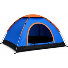 4 Kişilik Tam Otomatik Kamp Çadırı 220 x 250 x 165 cm | Hızlı Kurulumlu Outdoor Çadır | Geniş Aile Çadırı | Kamp, Piknik, Balıkçılık, Festival ve Doğa Aktiviteleri Için Taşınabilir Kamp Çadırı