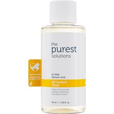 Purest Solutions Sivilce ve Siyah Nokta Karşıtı, Gözenek Sıkılaştırıcı Salisilik Asit Tonik, Seyahat Boy 50 ml