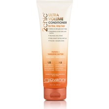 Vionna Gıovannı 2chic Ultra Hacimli Saç Kremi - Papaya ve Mandalina Yağı ile Günlük Hacim Veren Formül, Ince Saçlar Için Ağırlıksız Kontrolü Destekler, Paraben Yok, Renk Güvenliği - 8.5 Oz