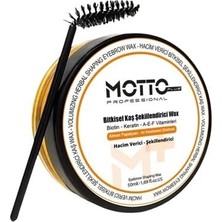 Vionna Motto Plus Professional Lifting Etkili Hacim Verici ve Sabitleyici Kaş Waxı 50 ml