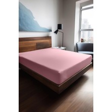Soley Plane 180X200 Ranfoce Fited Çarşaf, Pembe