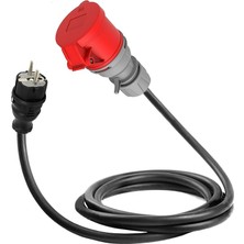 20 Metre - 5X32A 380V ile Çalışan Cihazınızı, 220V Ev Tipi Prize Bağlar. Elektrikli Araç Şarj Istasyonu Dönüştürücü Adaptör