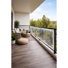 Geçirmez Şeffaf Balkon Demiri Brandası 50CM x 7m