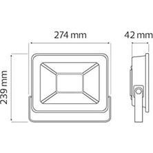 PARS-100 100 Watt Yeşil Renk Işık Smd LED Projektör 100W
