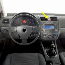 Vionna Kırmızı Üçgen Dörtlü Flaşör Düğmesi 1K0953509A Vw Jetta Mk5 ile Uyumlu 2006-2011