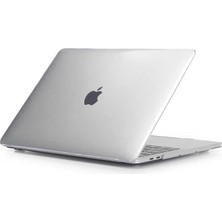 Macbook Pro 13.3inç M2 2022 2020 A2251 A2289 A2338 ile Uyumlu Kılıf Kristal Ön Arka Şeffaf Kapak Renksiz