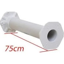 Kamera Kutusu TRK-FP-75CM Plastik Uzatma Ayak Beyaz